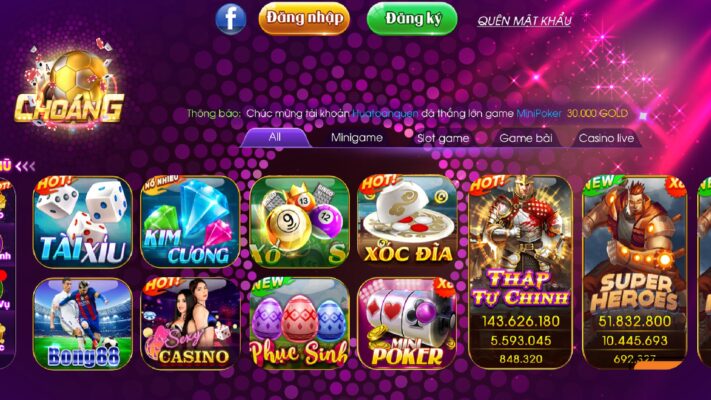 Sảnh game Choangclub có đẳng cấp quốc tế không ?